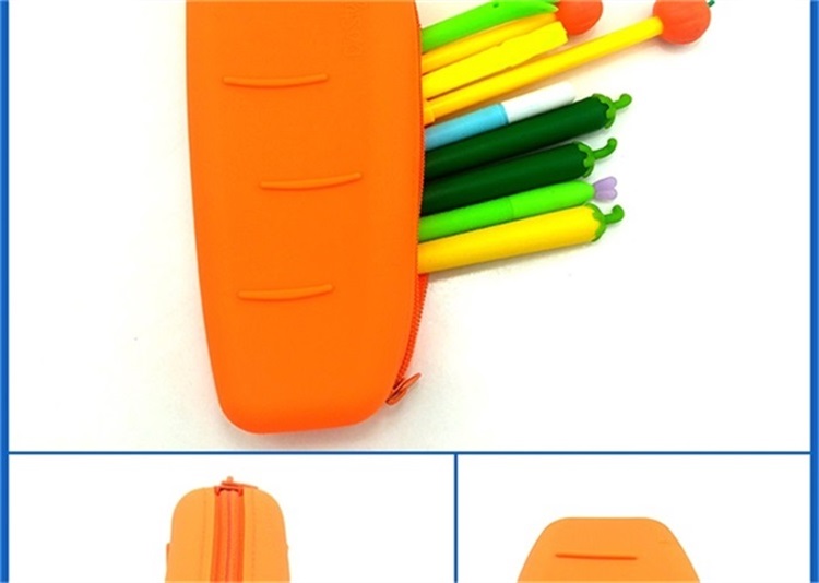 硅胶水果笔袋